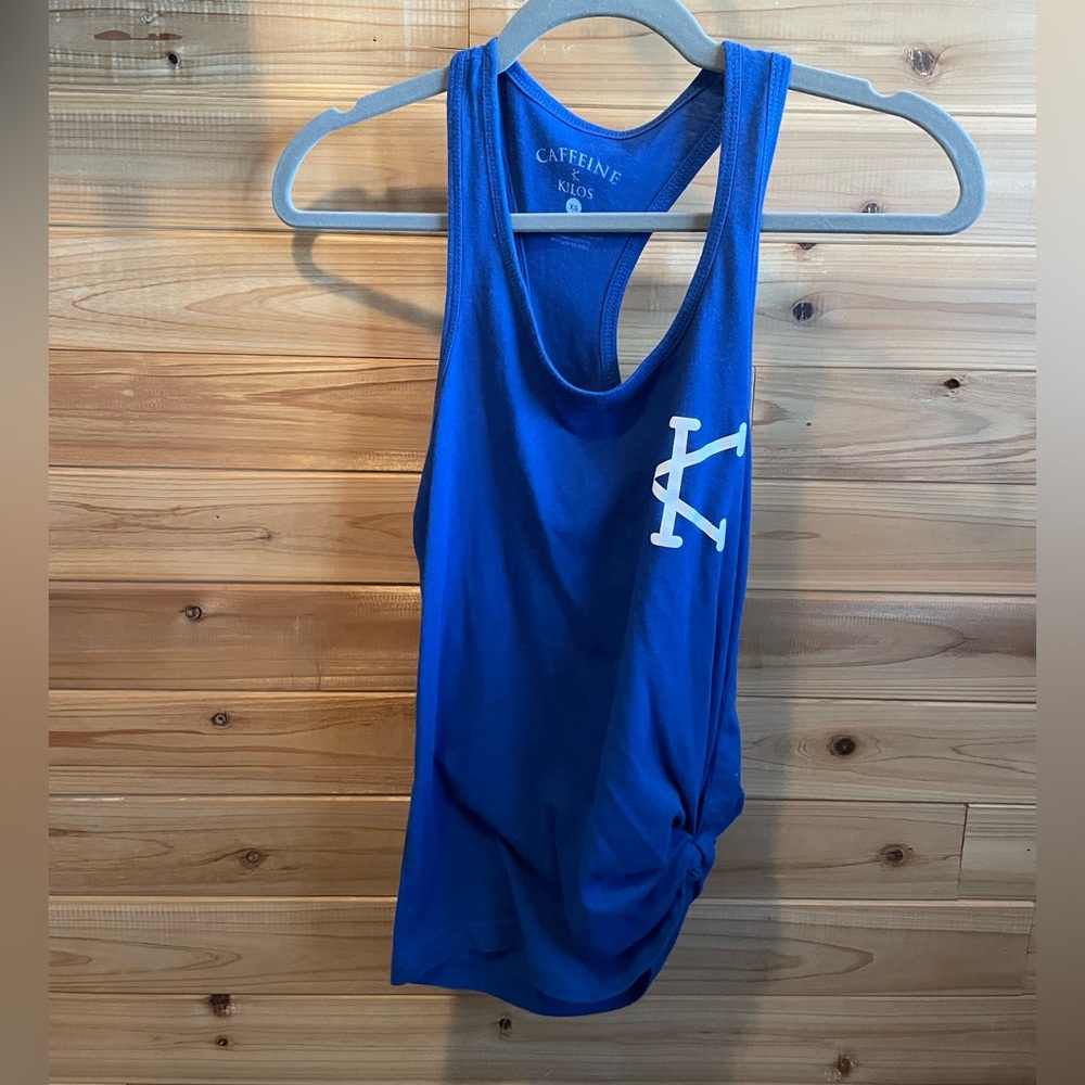 Caffeine and kilos racerback tank